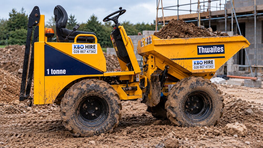 Site Dumpers 1–9T: 1T high-tip