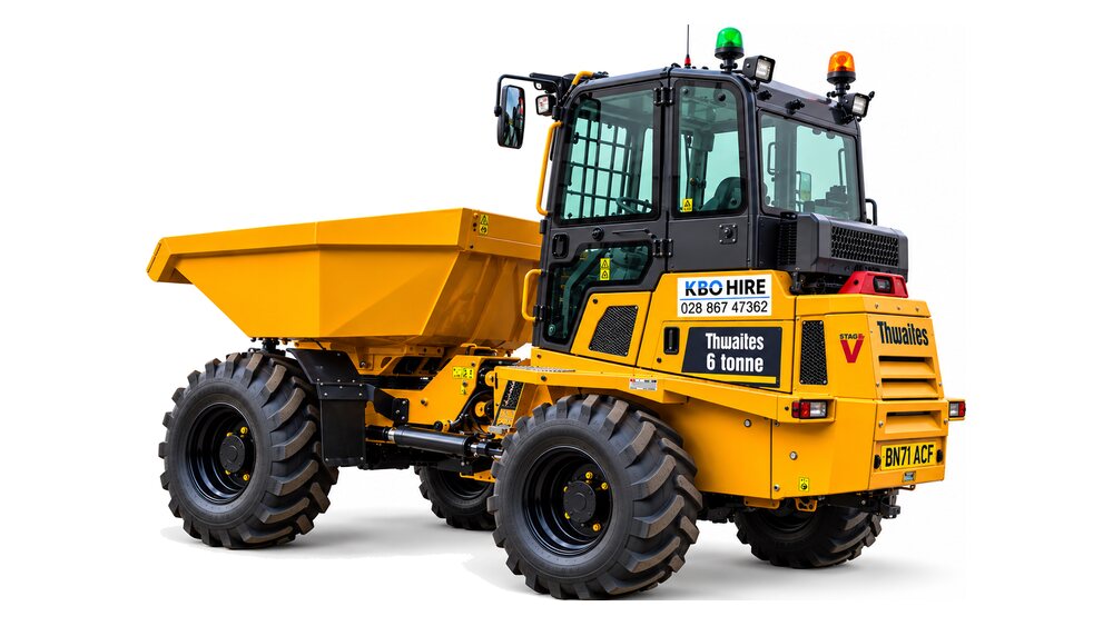 Site Dumpers 1–9T: 6T swivel-skip