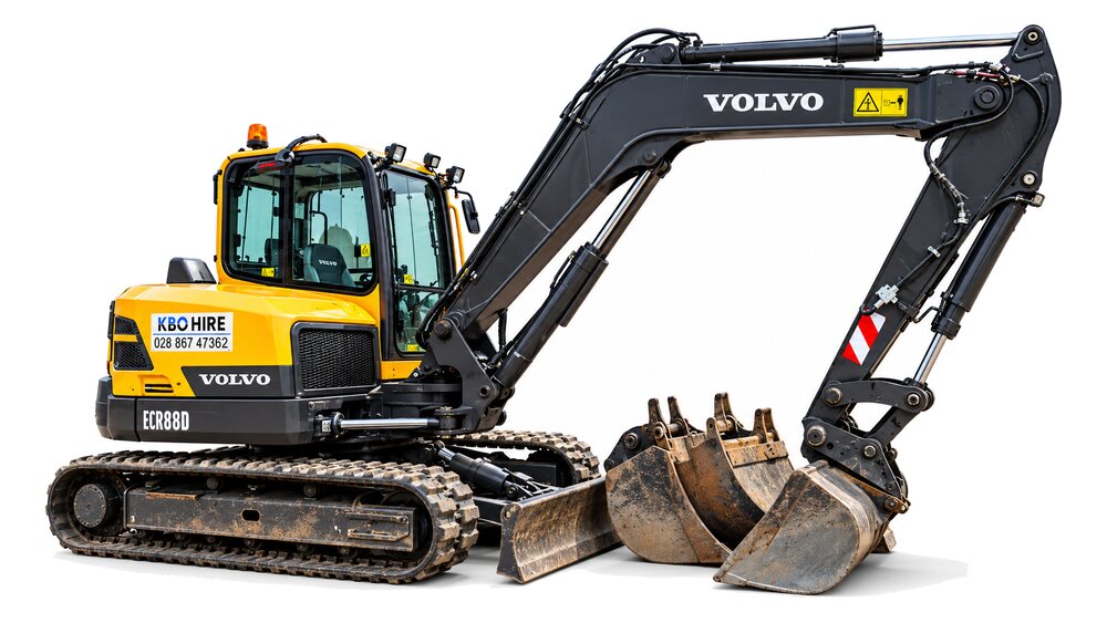 Heavy Excavators 9T available to hire from KBO Hire