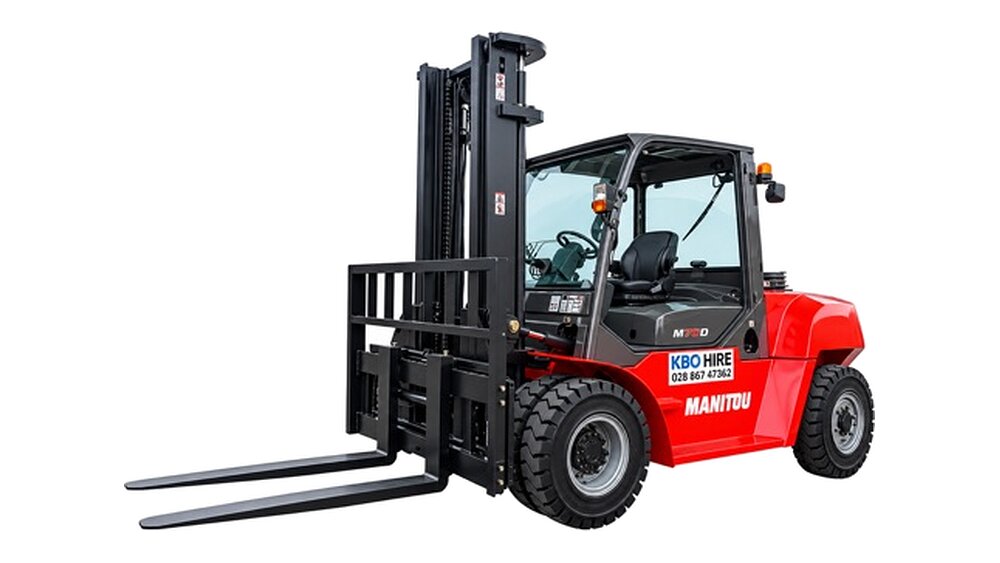 Counterbalance Forklifts up to 7T available to hire from KBO Hire
