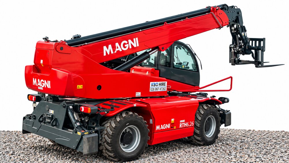 360° Rotating Telehandler available to hire from KBO Hire