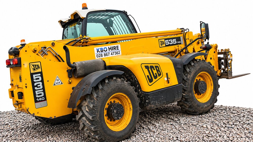 Telehandlers up to 18 m available to hire from KBO Hire